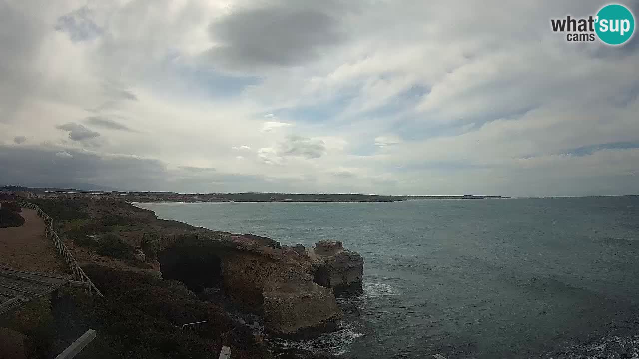 Live Webcam Putzu Idu beach – Arco di S’Architteddu – Oristano livecam Cerdeña – Italia