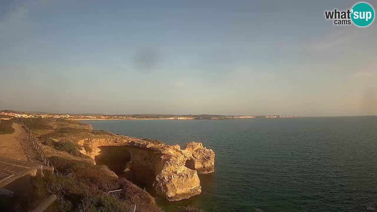 Live Webcam Putzu Idu beach – Arco di S’Architteddu – Oristano livecam Sardinia – Italy