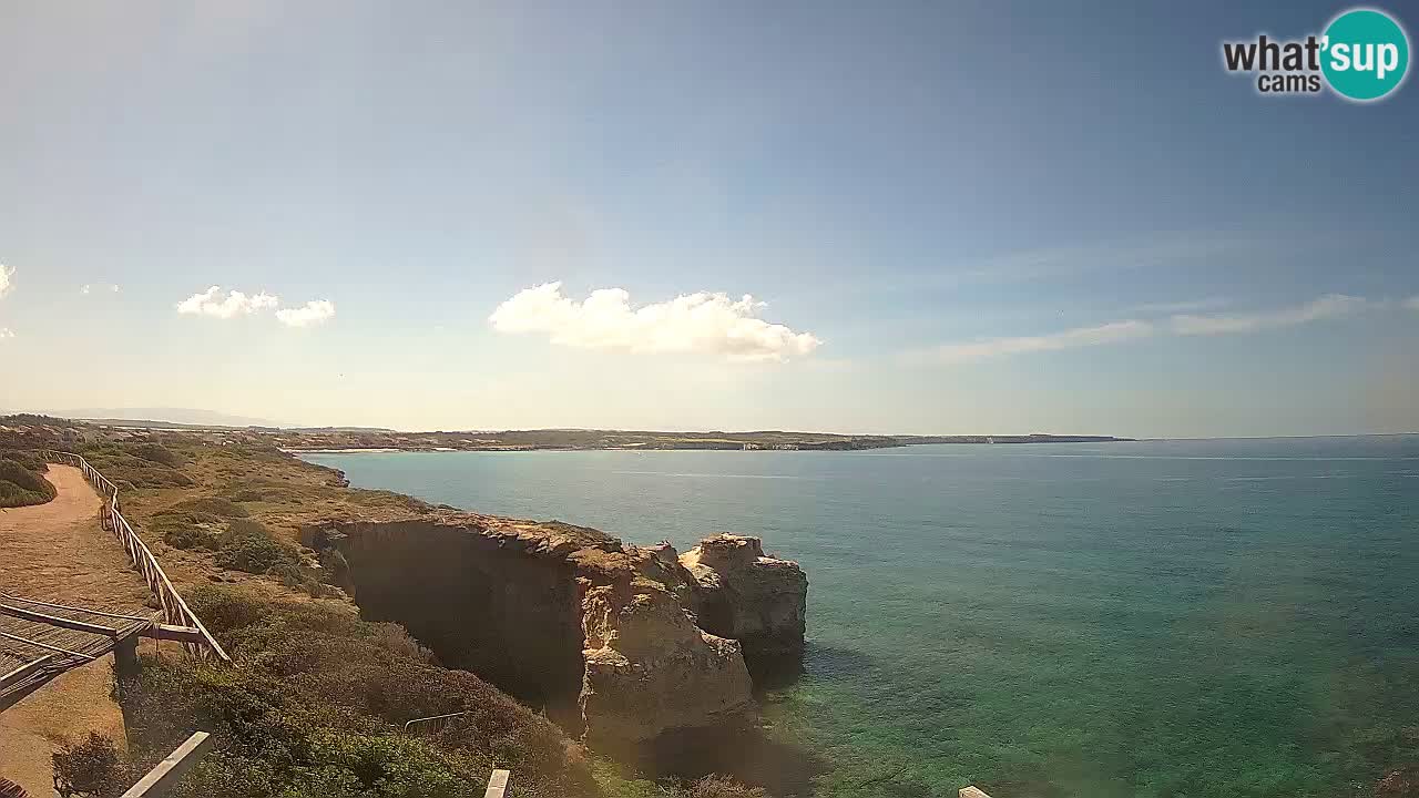 Live Webcam Putzu Idu Strand – Arco di S’Architteddu – Oristano livecam Sardinien – Italien