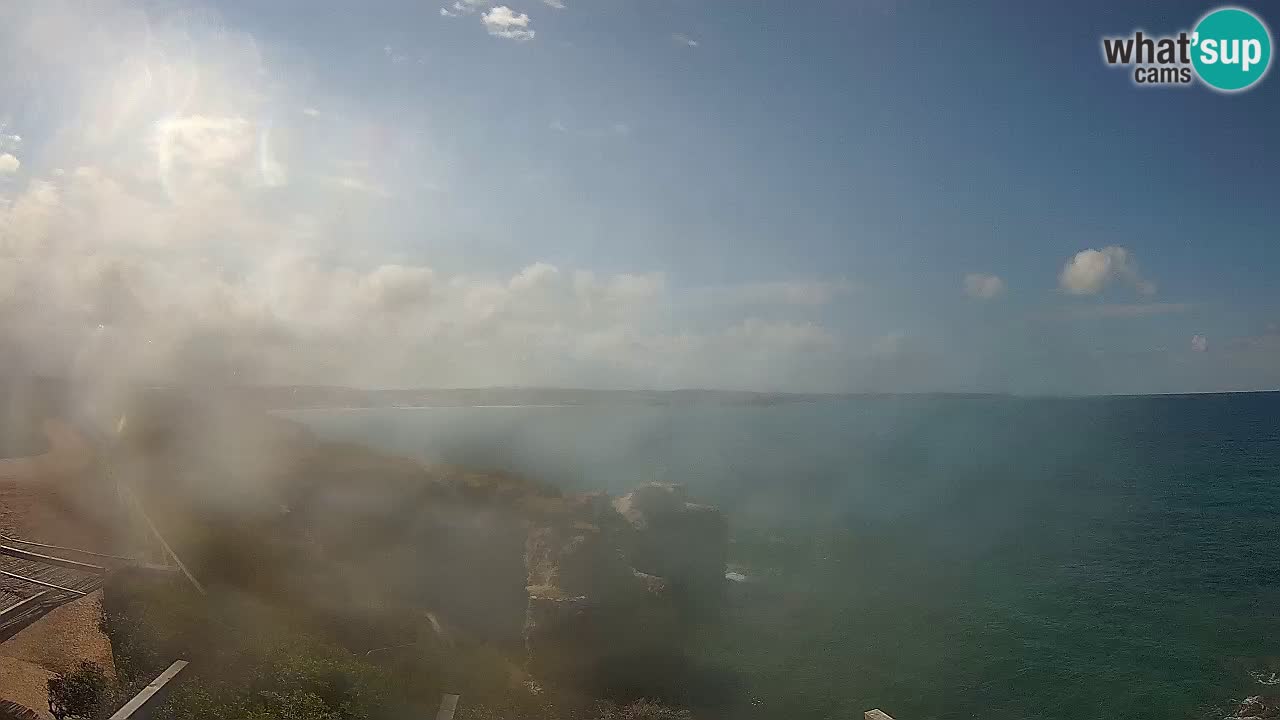 Live Webcam Putzu Idu beach – Arco di S’Architteddu – Oristano livecam Sardinia – Italy