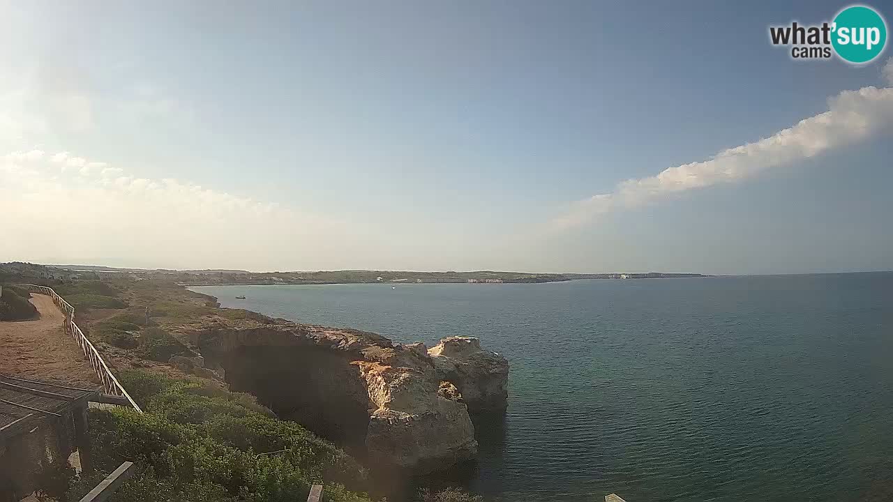 Live Webcam Putzu Idu beach – Arco di S’Architteddu – Oristano livecam Sardinia – Italy