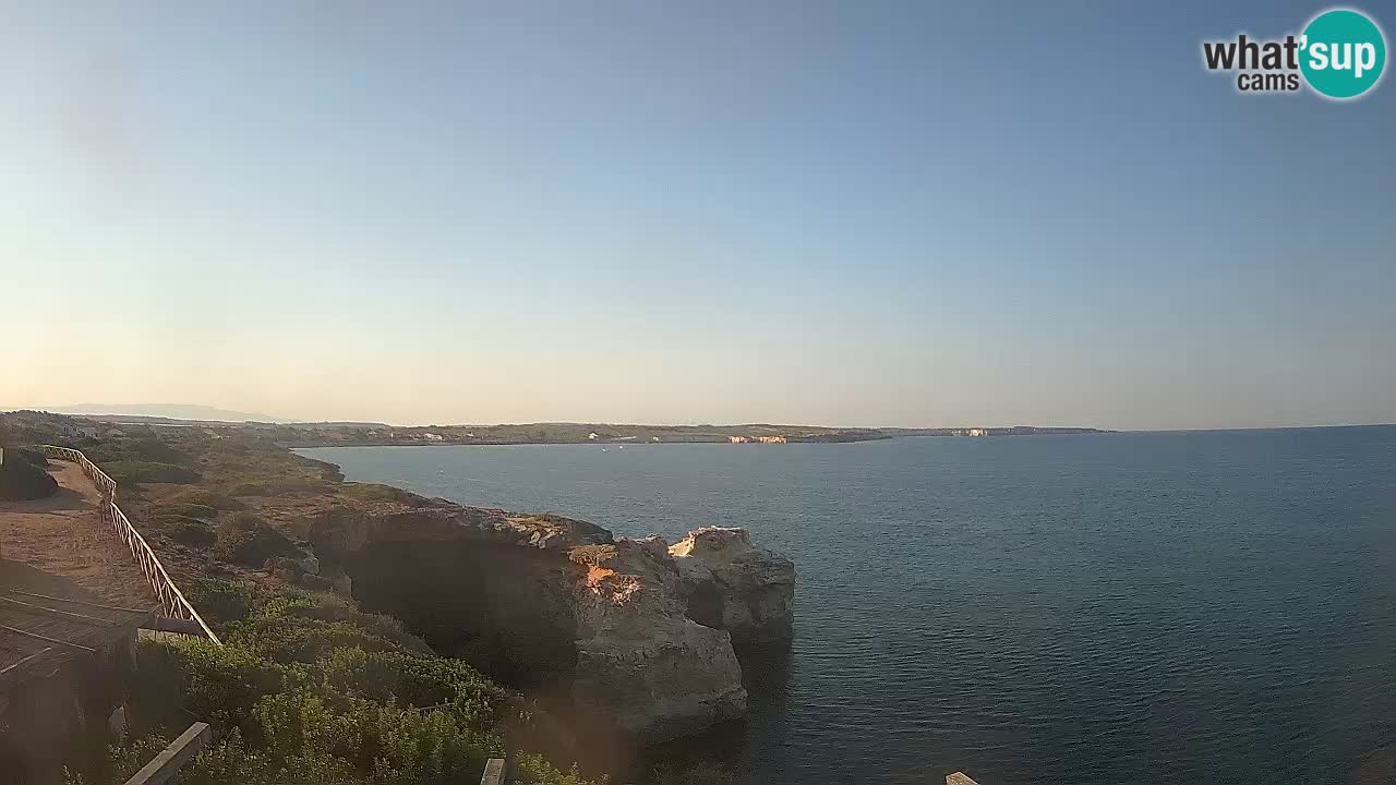 Live Webcam Putzu Idu beach – Arco di S’Architteddu – Oristano livecam Sardinia – Italy