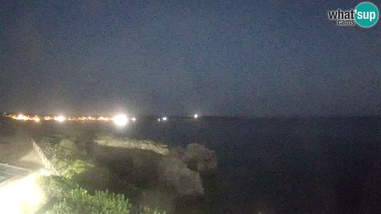 Live Webcam Putzu Idu beach – Arco di S’Architteddu – Oristano livecam Sardinia – Italy