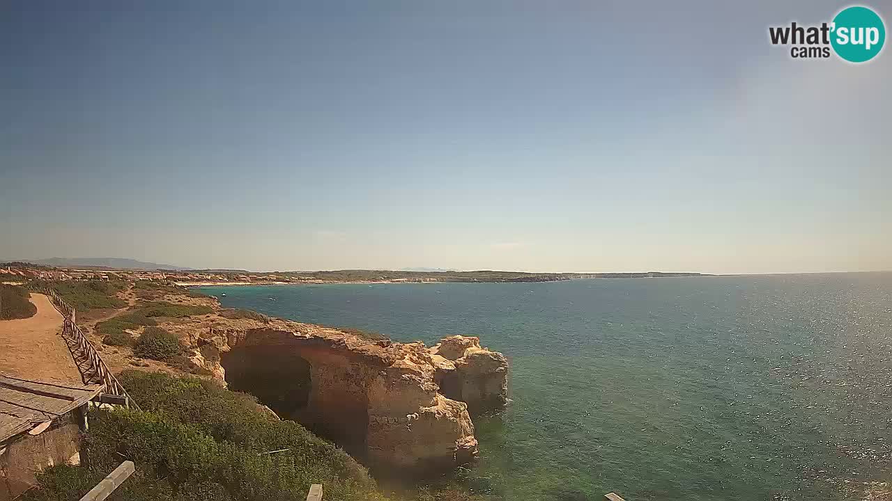 Live Webcam Putzu Idu beach – Arco di S’Architteddu – Oristano livecam Sardinia – Italy