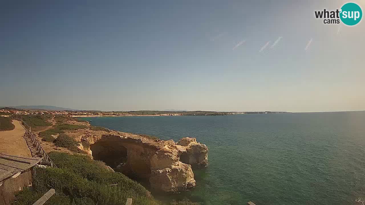 Webcam en direct Plage Putzu Idu – Arco di S’Architteddu – Oristano livecam Sardaigne – Italie