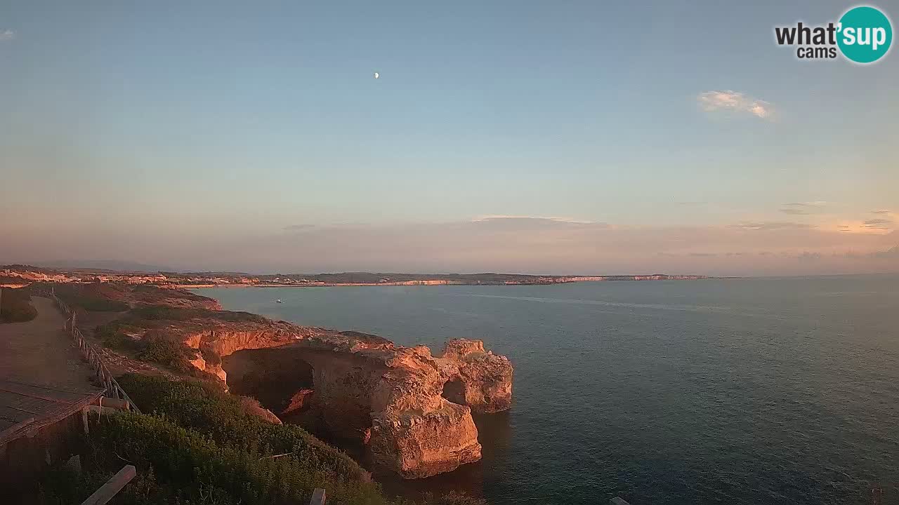 Live Webcam Putzu Idu beach – Arco di S’Architteddu – Oristano livecam Sardinia – Italy