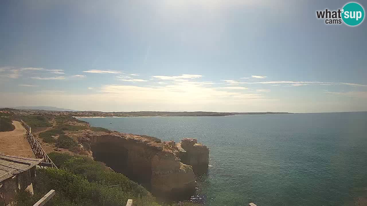 Live Webcam Putzu Idu Strand – Arco di S’Architteddu – Oristano livecam Sardinien – Italien