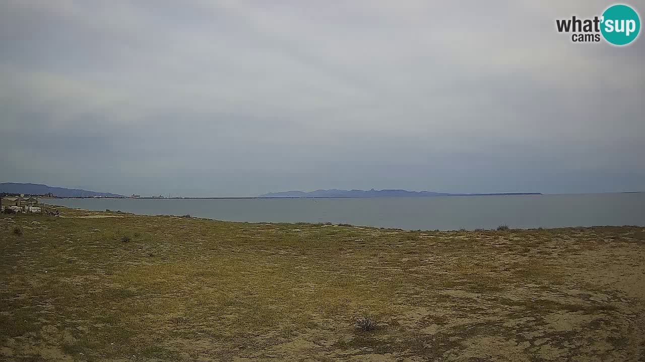 Spletna kamera Torre Grande plaža Oristano – Sardinija – Italija