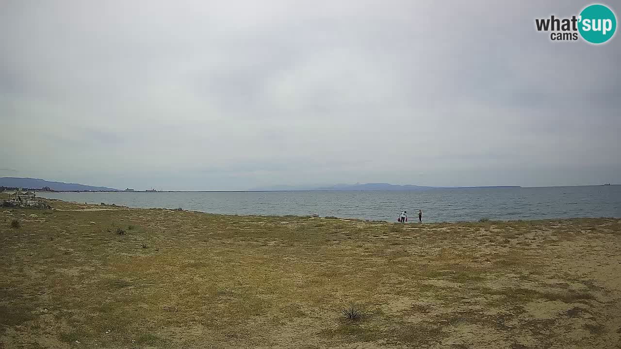 Spletna kamera Torre Grande plaža Oristano – Sardinija – Italija