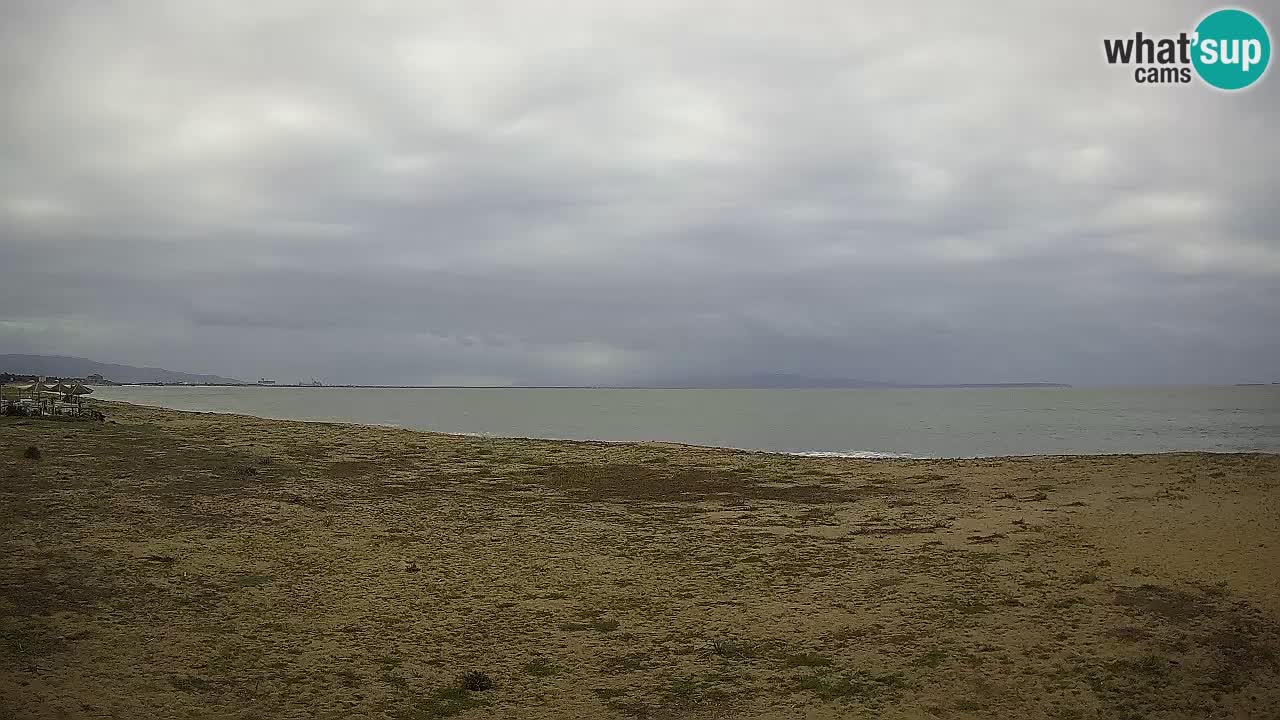 Spletna kamera Torre Grande plaža Oristano – Sardinija – Italija