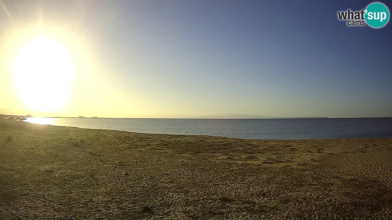 Spletna kamera Torre Grande plaža Oristano – Sardinija – Italija