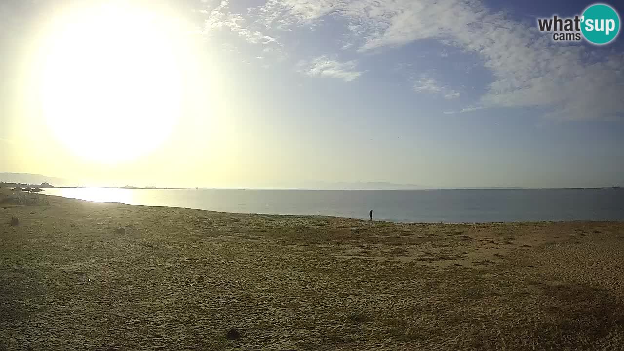 Spletna kamera Torre Grande plaža Oristano – Sardinija – Italija