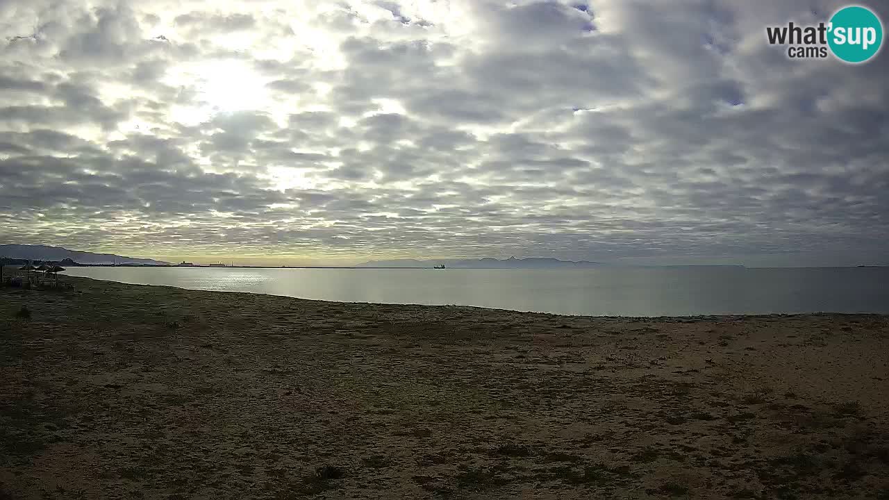 Spletna kamera Torre Grande plaža Oristano – Sardinija – Italija