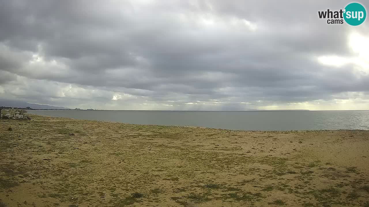 Spletna kamera Torre Grande plaža Oristano – Sardinija – Italija