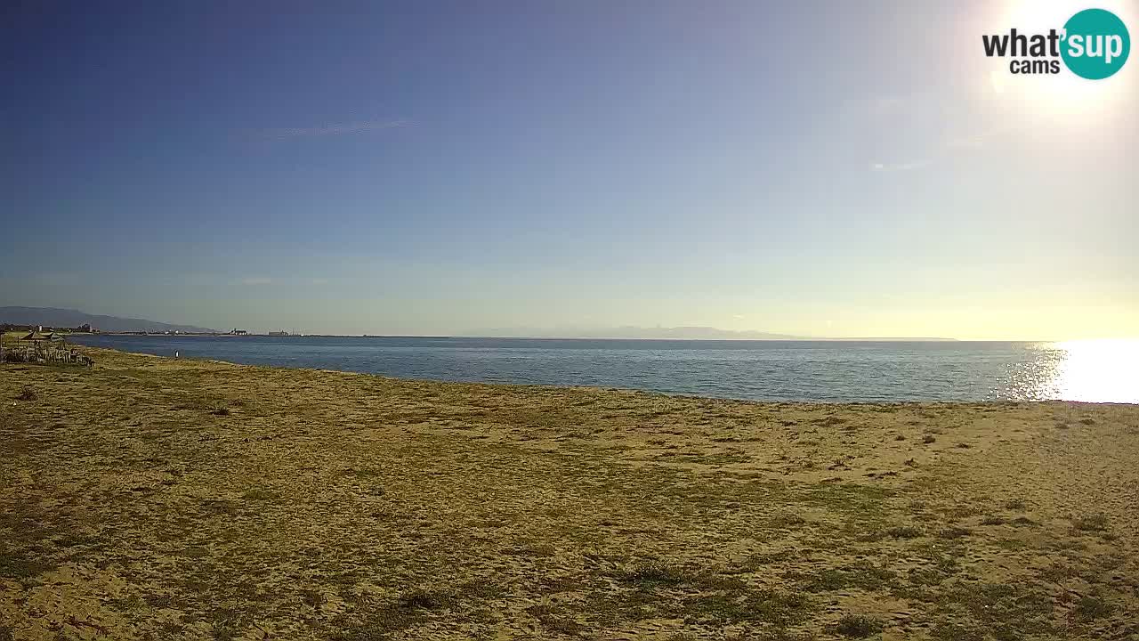 Spletna kamera Torre Grande plaža Oristano – Sardinija – Italija