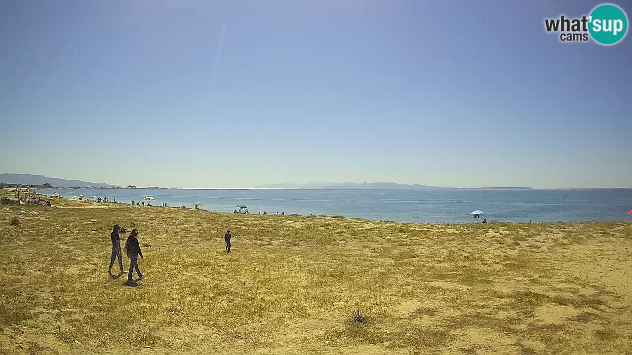Spletna kamera Torre Grande plaža Oristano – Sardinija – Italija