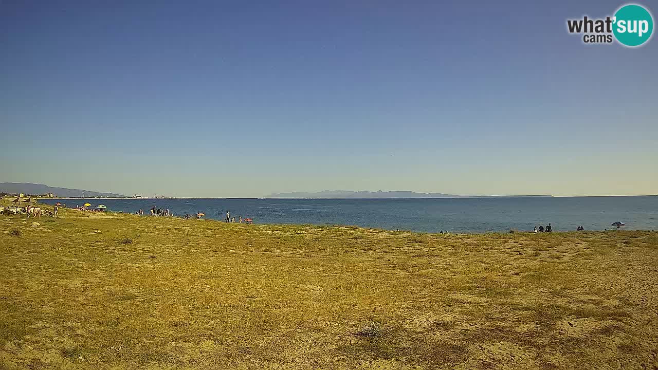 Spletna kamera Torre Grande plaža Oristano – Sardinija – Italija