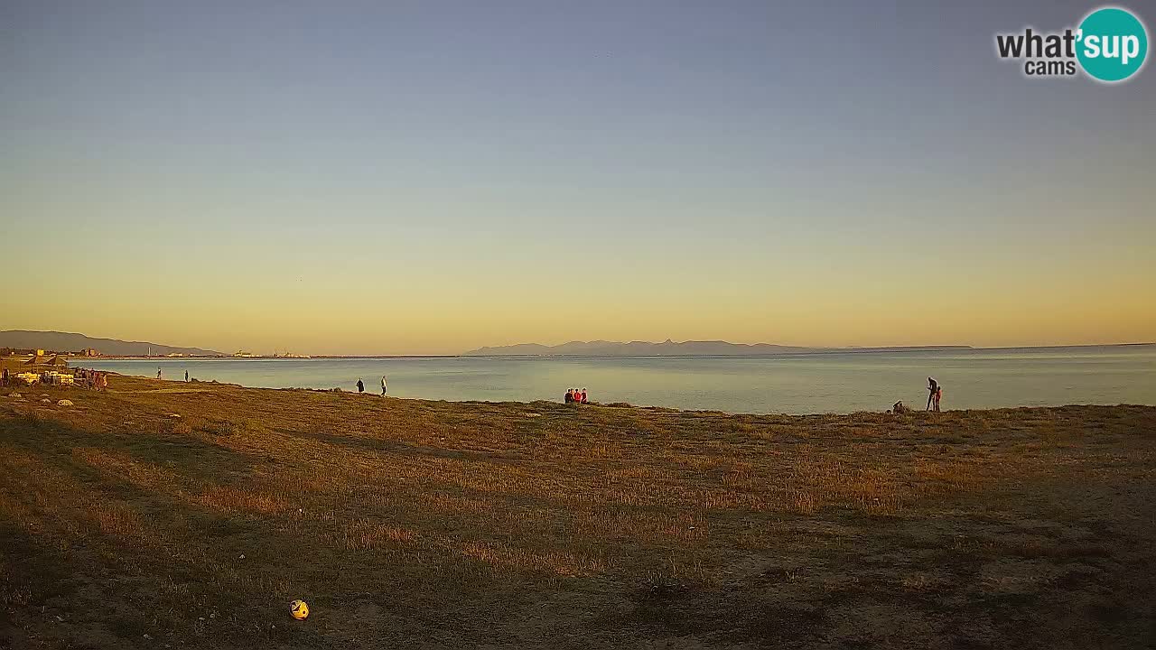 Spletna kamera Torre Grande plaža Oristano – Sardinija – Italija