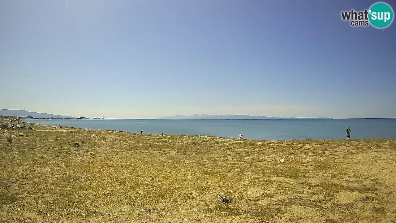 Spletna kamera Torre Grande plaža Oristano – Sardinija – Italija