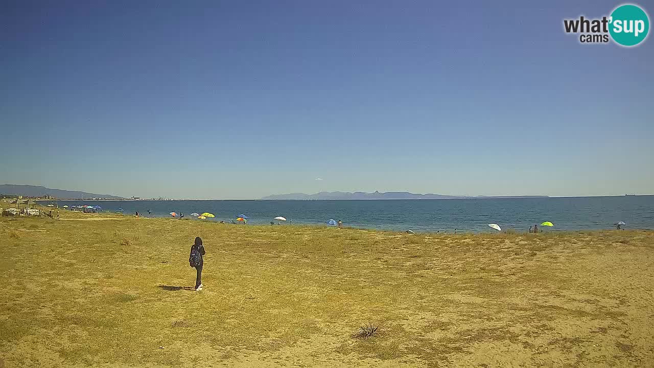 Spletna kamera Torre Grande plaža Oristano – Sardinija – Italija
