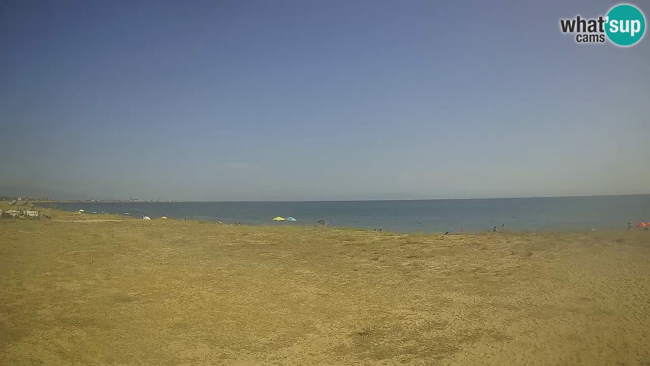 Spletna kamera Torre Grande plaža Oristano – Sardinija – Italija