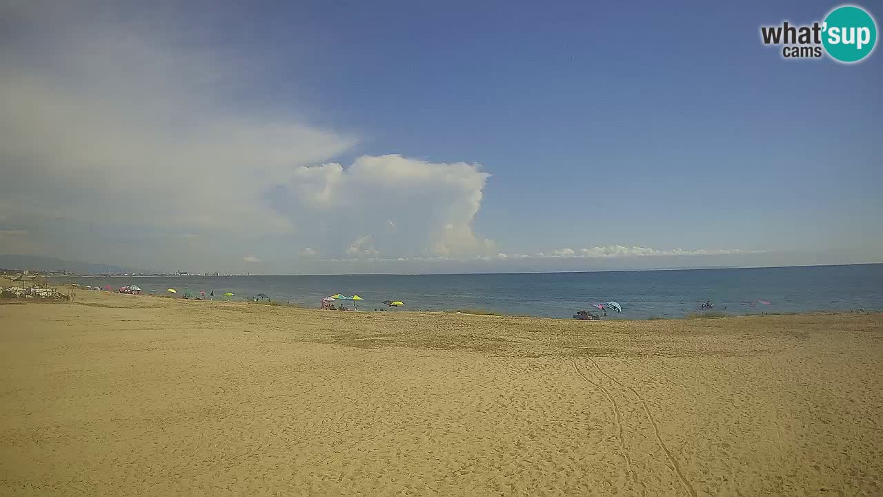 Spletna kamera Torre Grande plaža Oristano – Sardinija – Italija