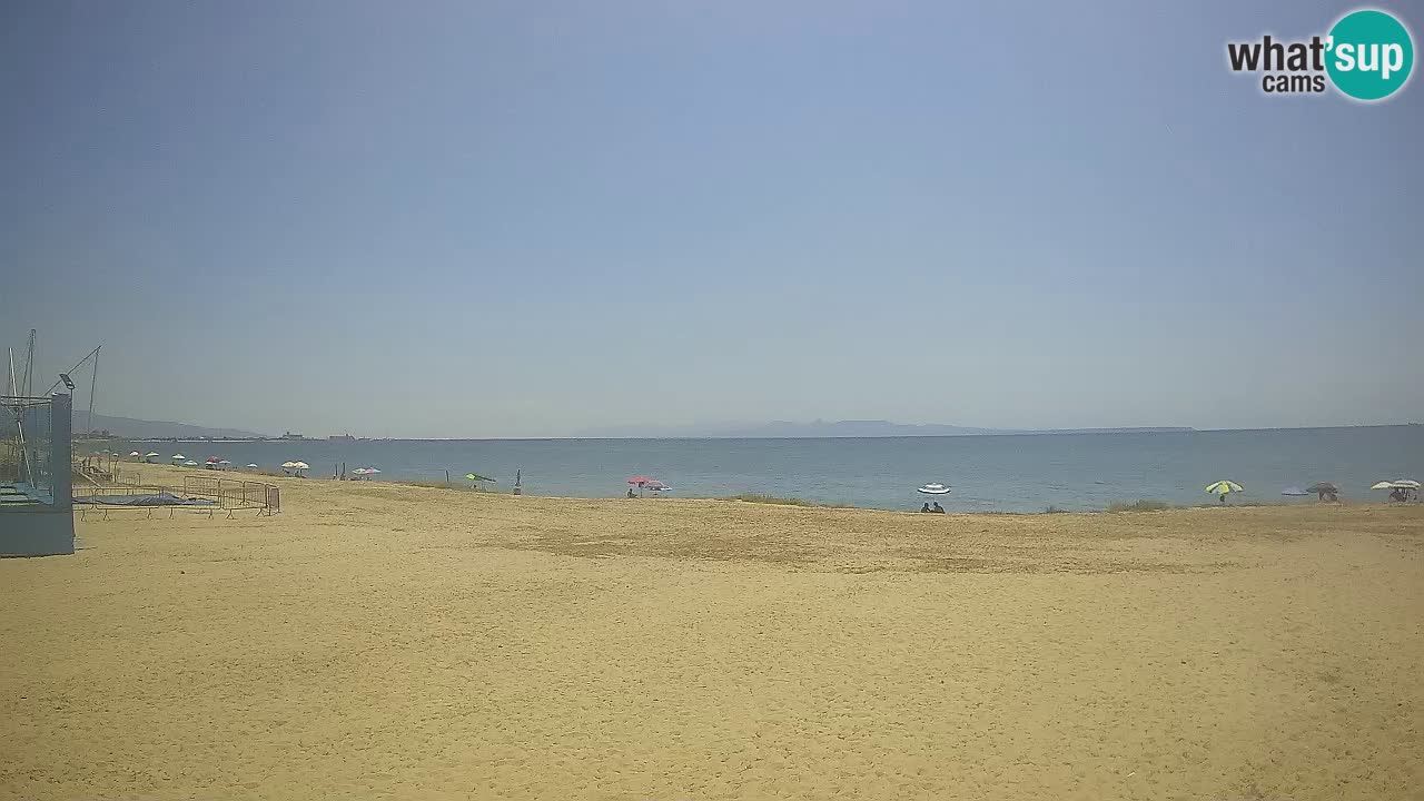 Spletna kamera Torre Grande plaža Oristano – Sardinija – Italija