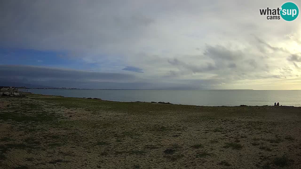Spletna kamera Torre Grande plaža Oristano – Sardinija – Italija