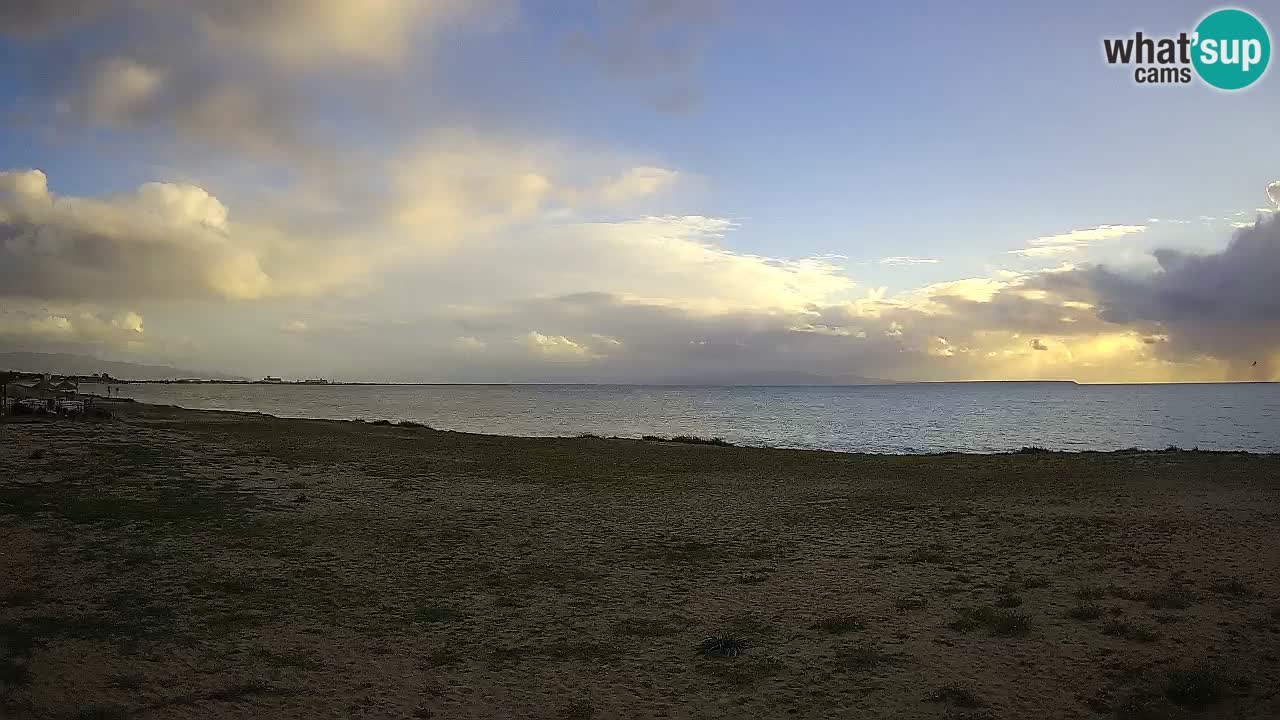 Spletna kamera Torre Grande plaža Oristano – Sardinija – Italija