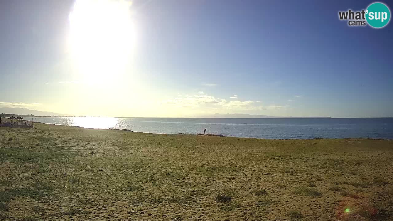 Spletna kamera Torre Grande plaža Oristano – Sardinija – Italija