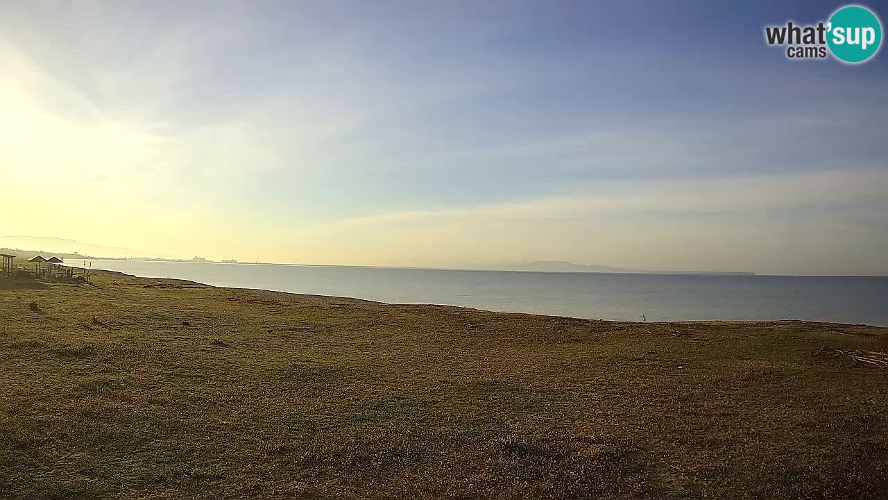 Spletna kamera Torre Grande plaža Oristano – Sardinija – Italija