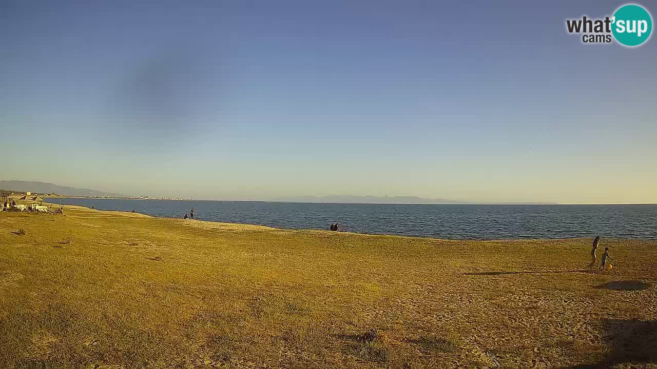 Spletna kamera Torre Grande plaža Oristano – Sardinija – Italija