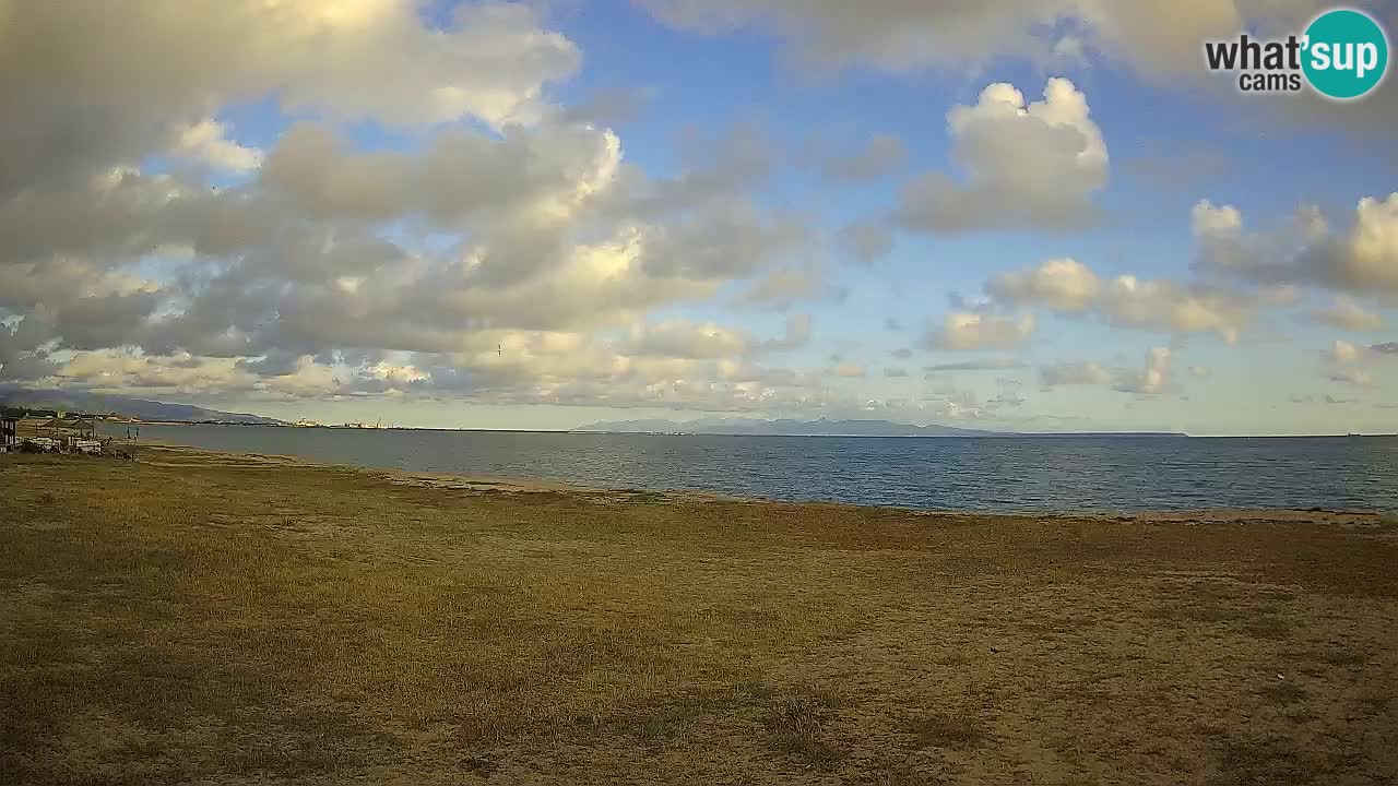 Spletna kamera Torre Grande plaža Oristano – Sardinija – Italija