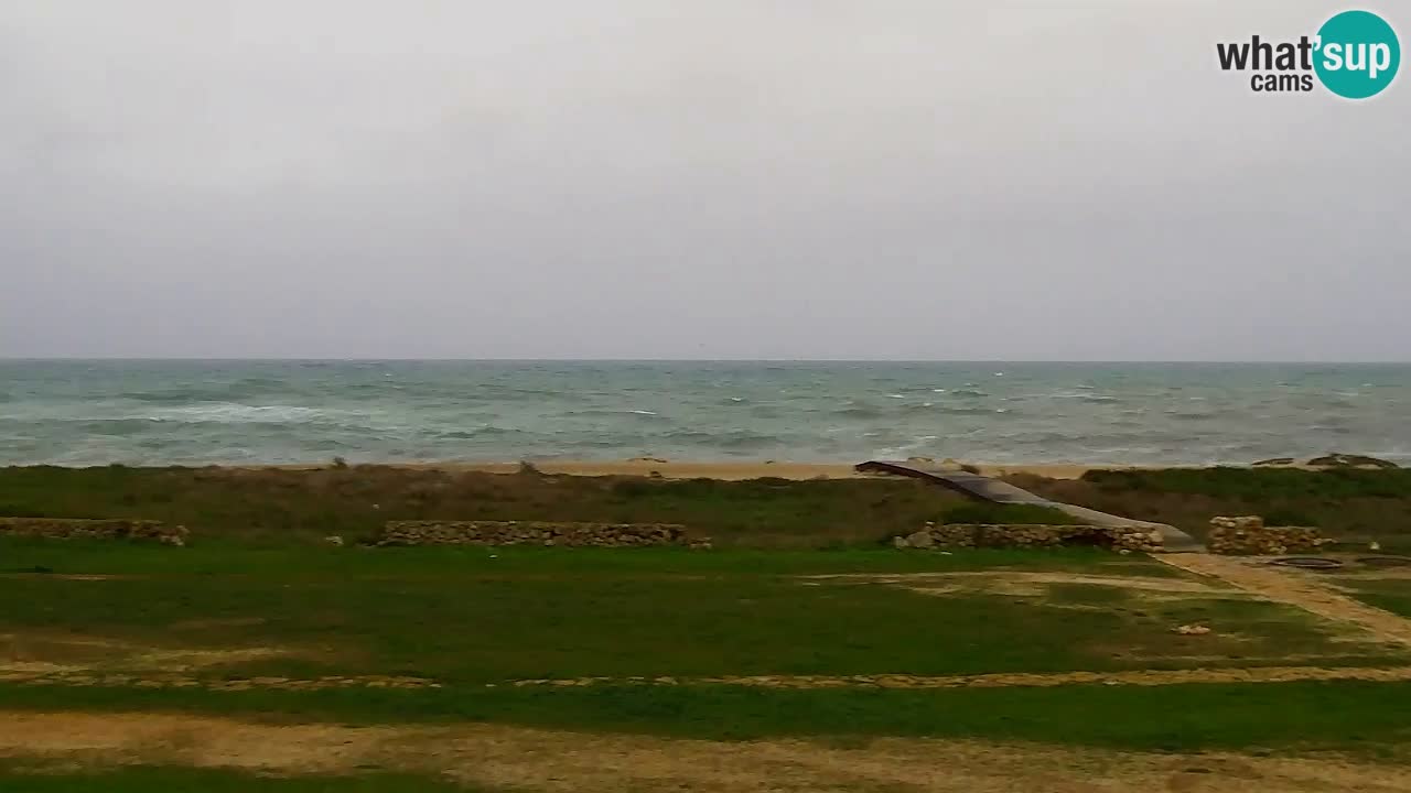 Strand Is Arutas webcam | Oristano – Sardinien