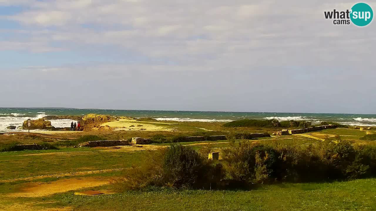 Web kamera Is Arutas plaža | Oristano – Sardinija