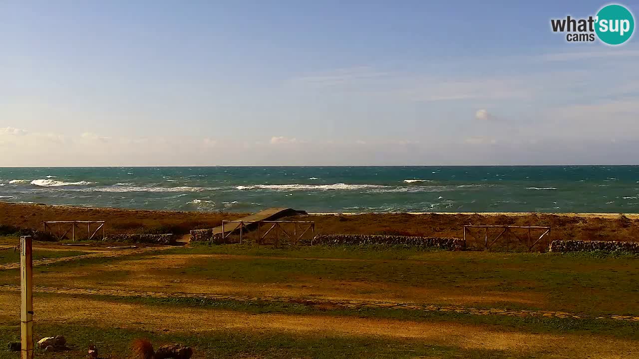 Strand Is Arutas webcam | Oristano – Sardinien