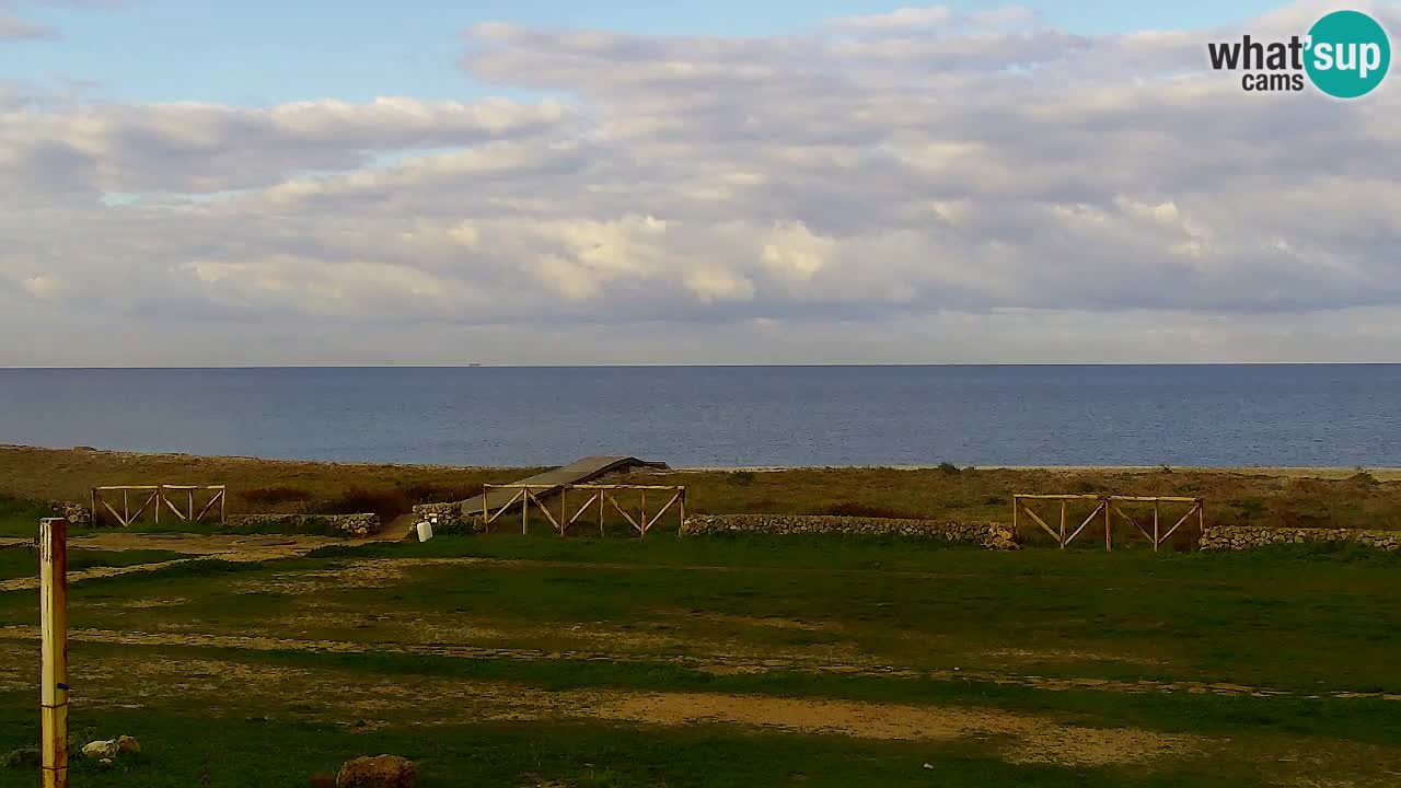 Web kamera Is Arutas plaža | Oristano – Sardinija