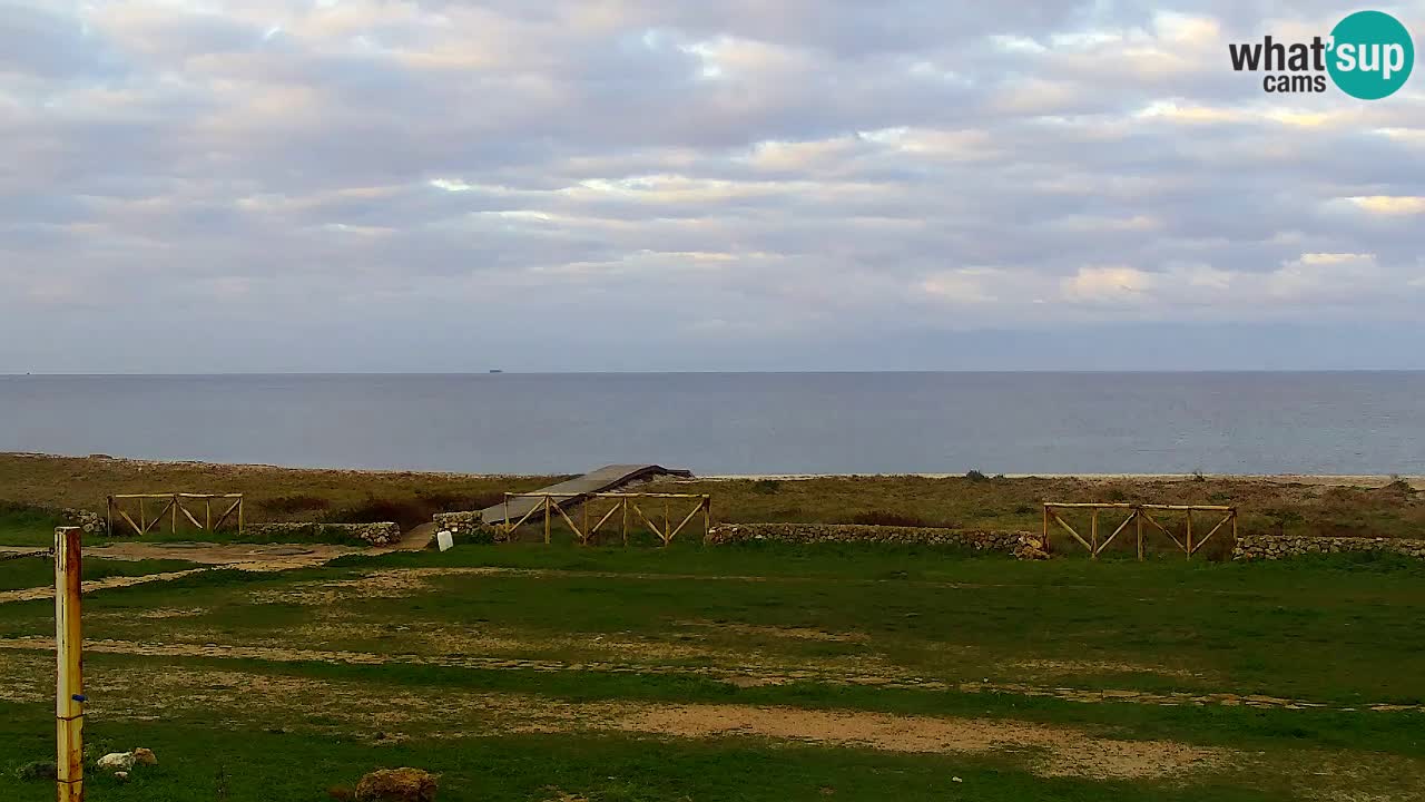 Strand Is Arutas webcam | Oristano – Sardinien