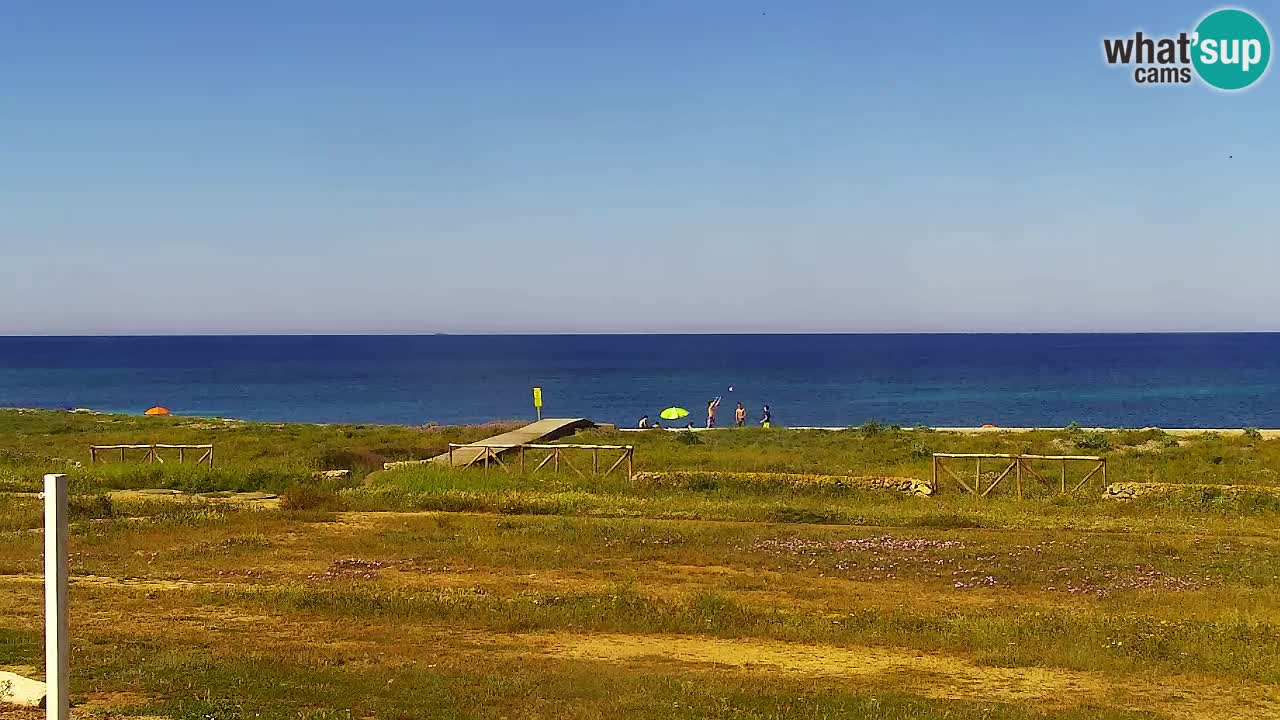 Web kamera Is Arutas plaža | Oristano – Sardinija