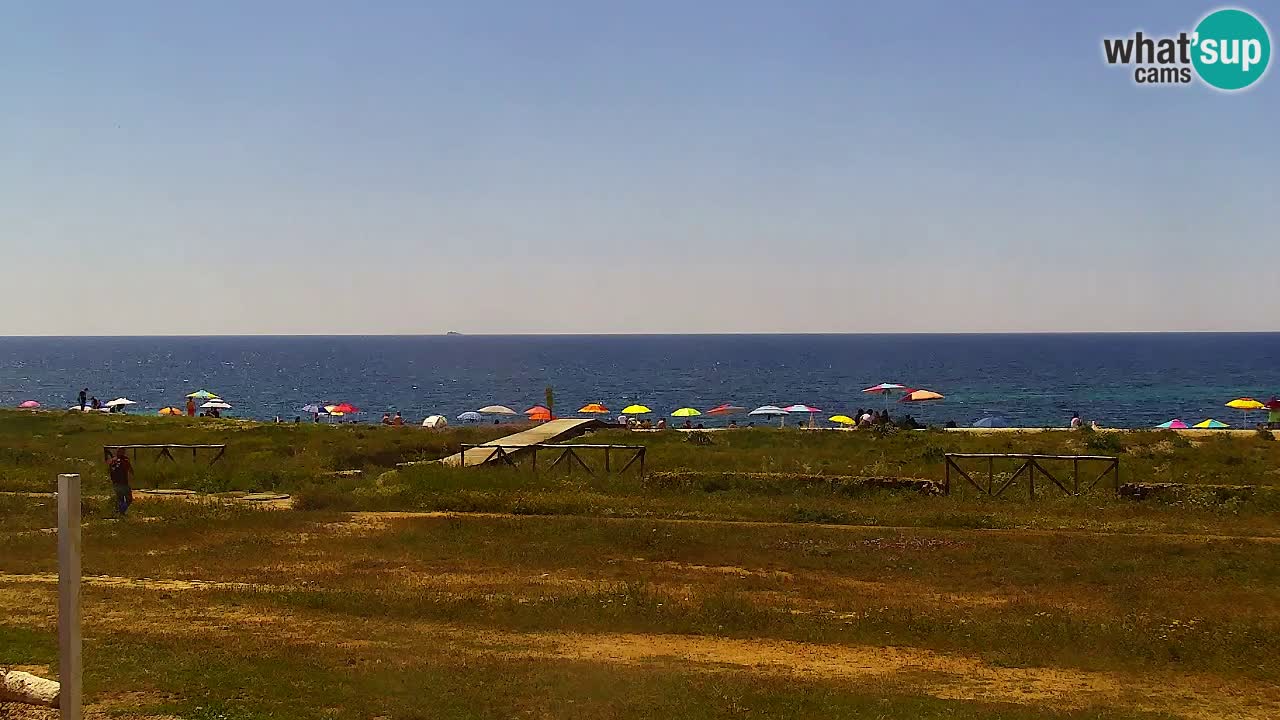 Web kamera Is Arutas plaža | Oristano – Sardinija