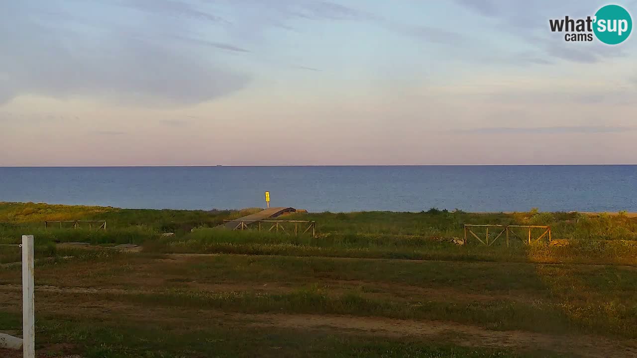 Strand Is Arutas webcam | Oristano – Sardinien