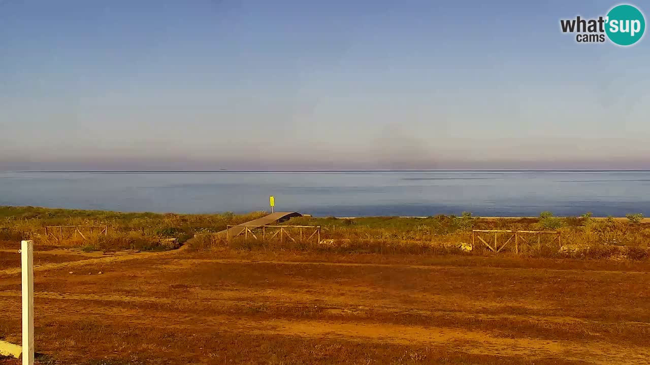 Strand Is Arutas webcam | Oristano – Sardinien
