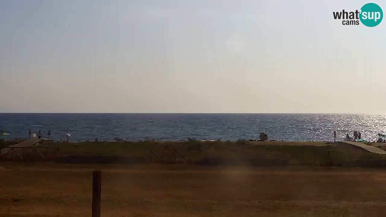 Strand Is Arutas webcam | Oristano – Sardinien