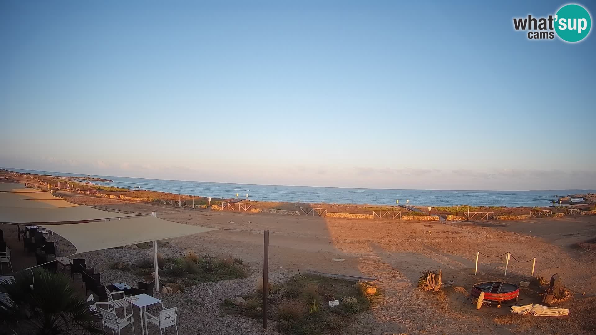 Strand Is Arutas webcam | Oristano – Sardinien