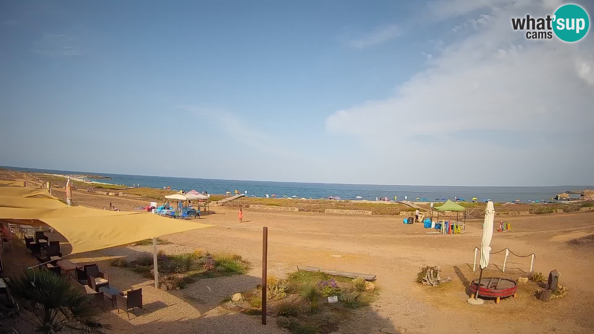 Strand Is Arutas webcam | Oristano – Sardinien