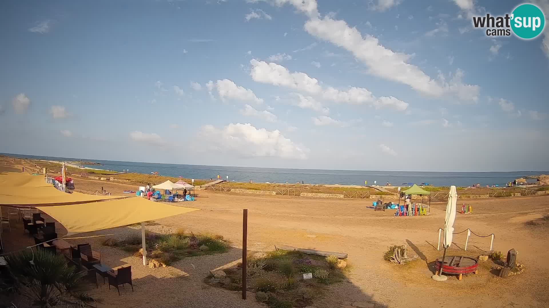 Strand Is Arutas webcam | Oristano – Sardinien