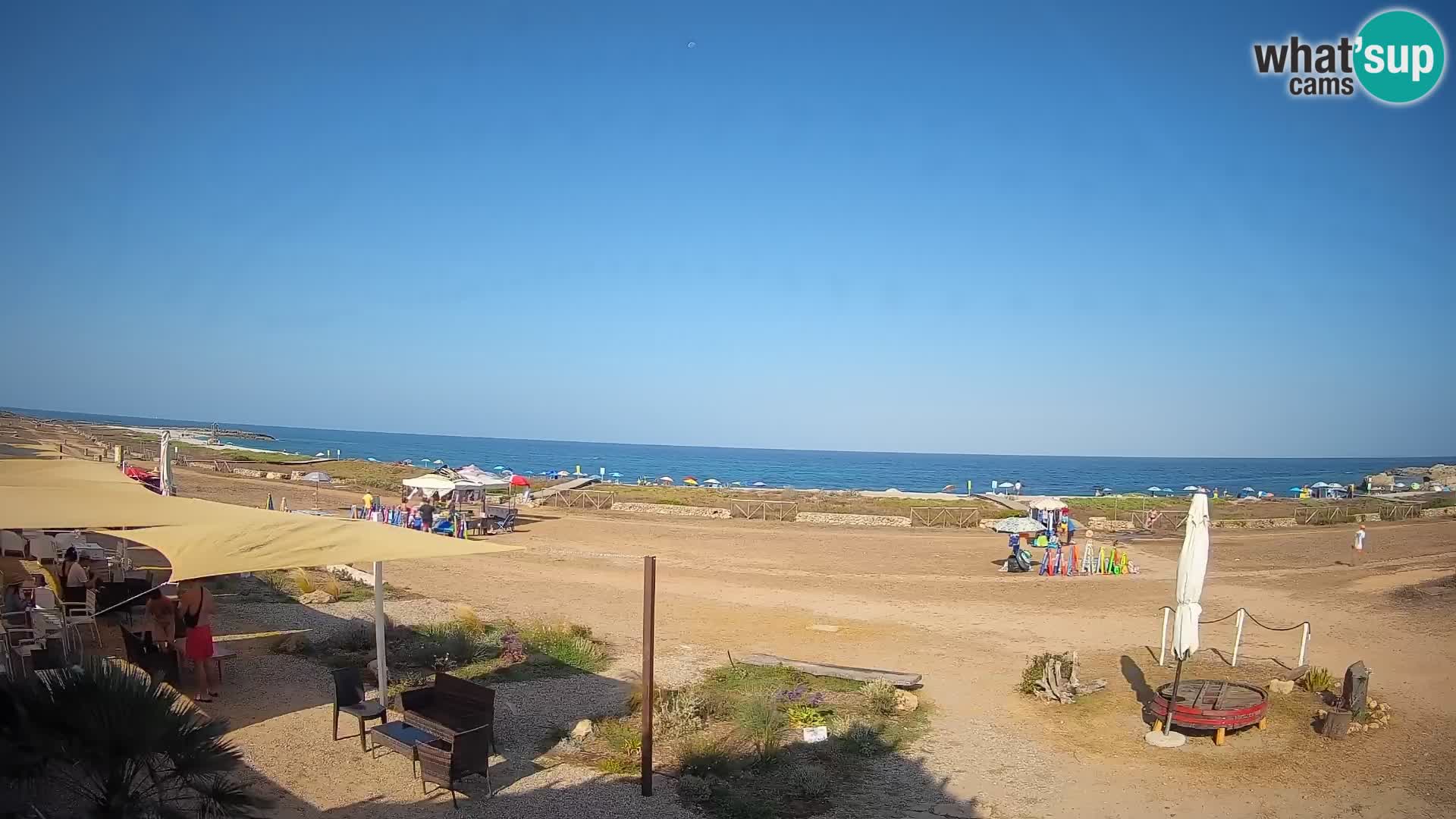 Strand Is Arutas webcam | Oristano – Sardinien