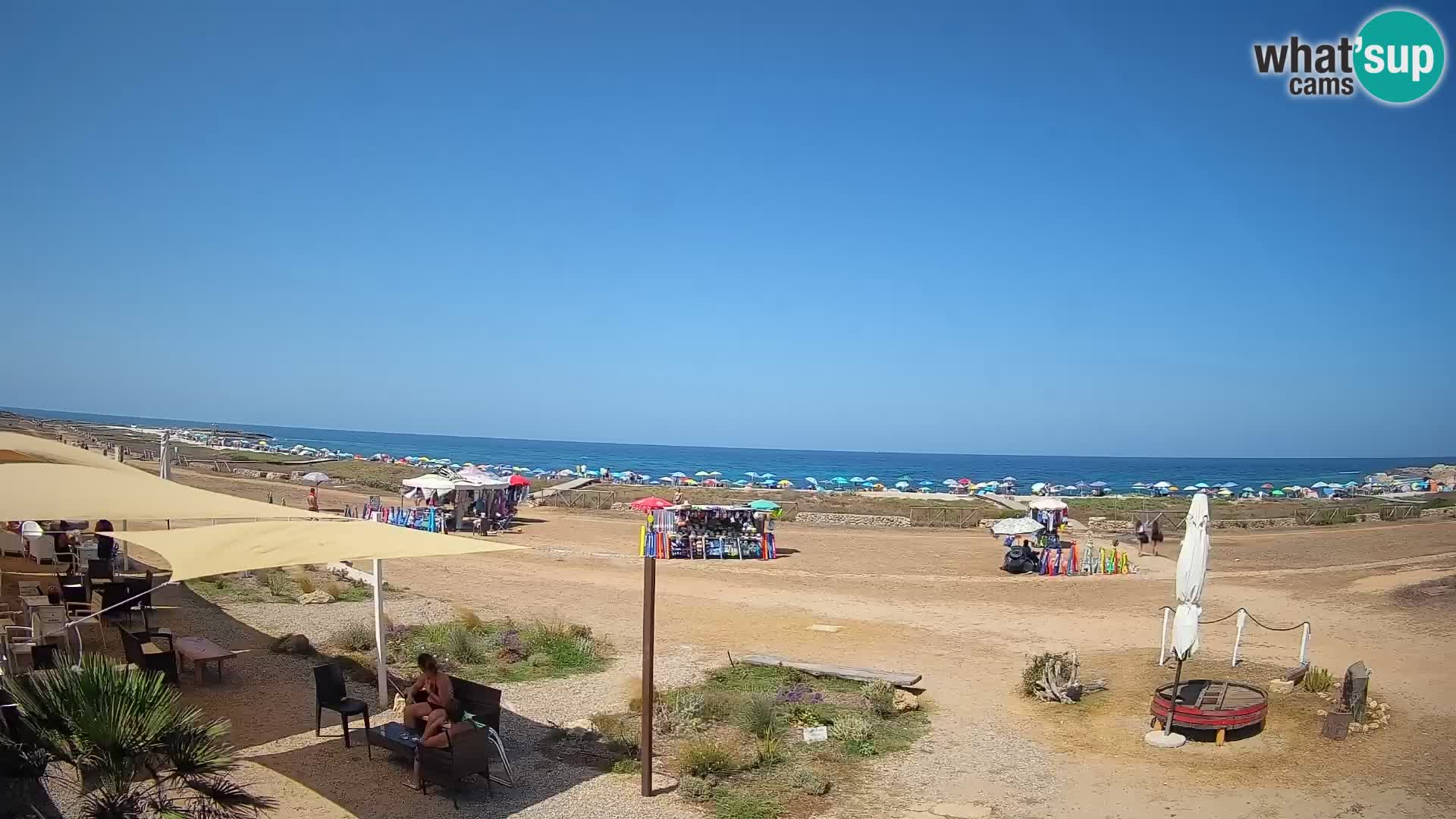 Webcam Is Arutas spiaggia | Oristano – Sardegna