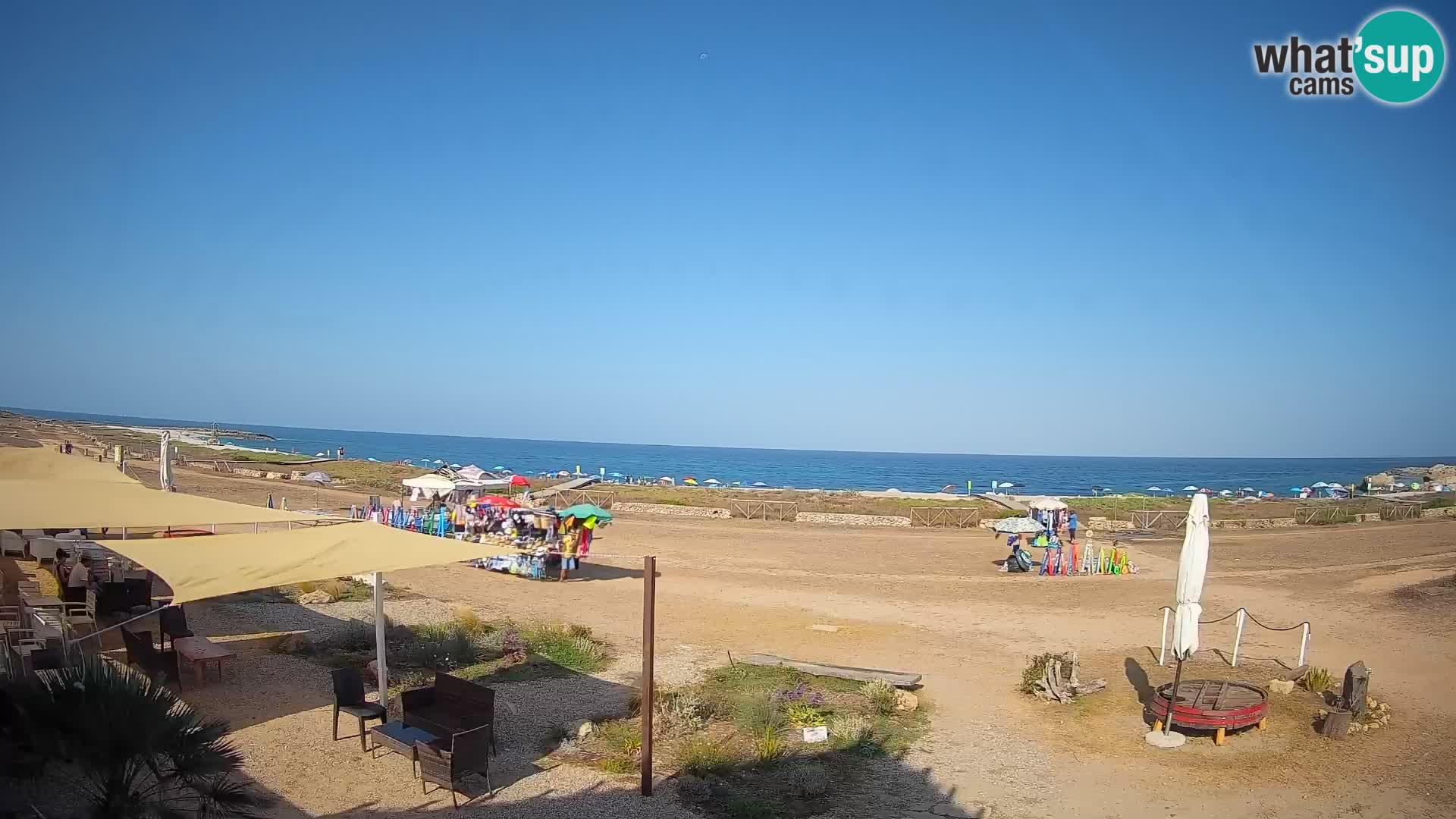 Is Arutas livecam plage | Oristano – Sardaigne
