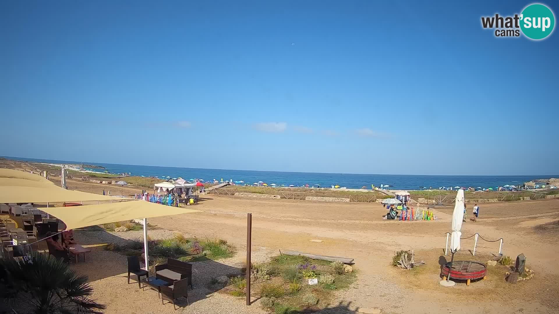 Web kamera Is Arutas plaža | Oristano – Sardinija